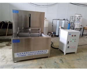保定气缸提升的单槽超声波清洗机